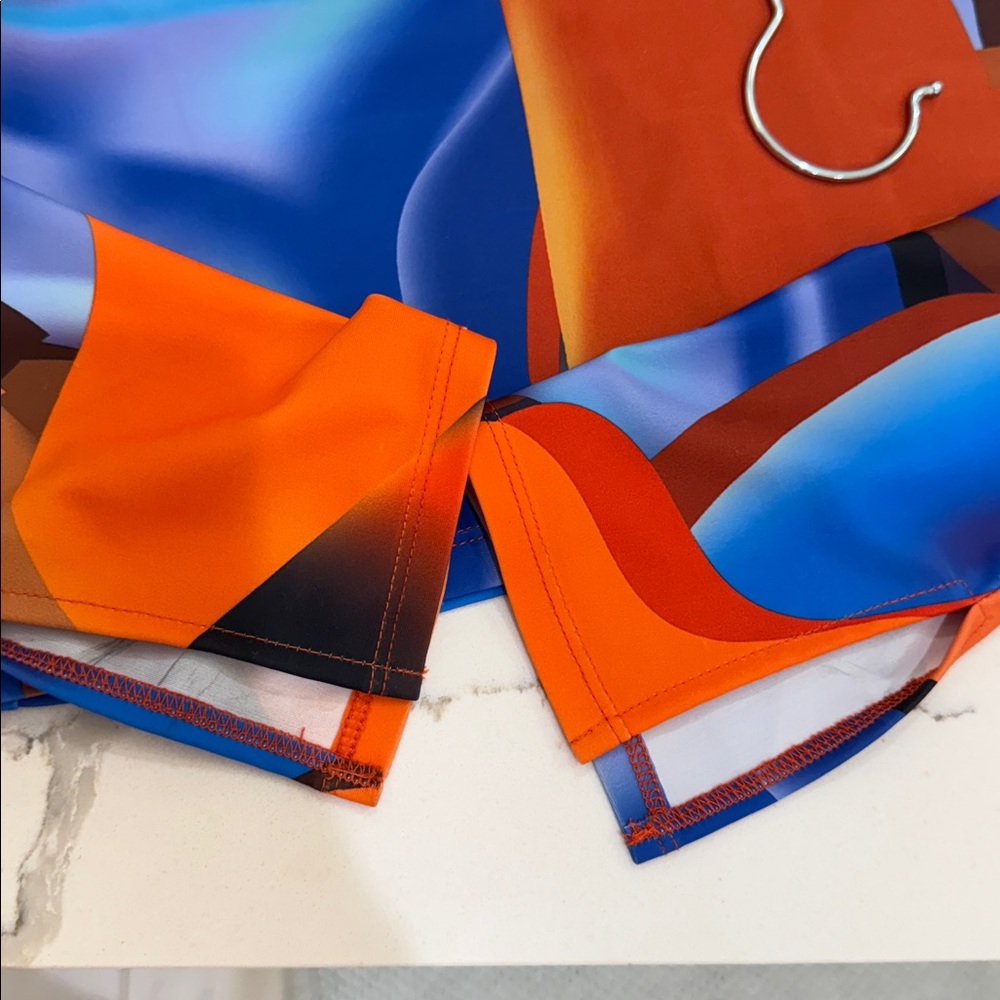 Kai Collective Multicolor Stretch Button Down Top - image 6